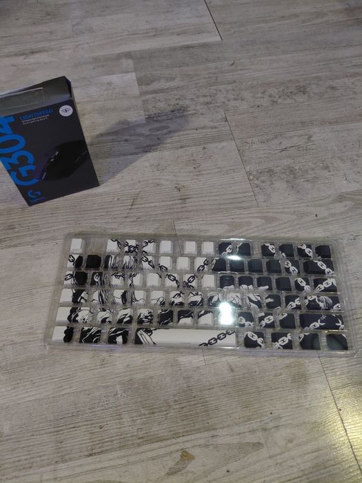 Zestaw keycapów + myszka – motyw chain