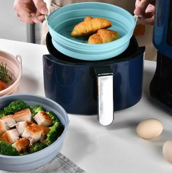 wkład silikonowy do air fryer frytkownicy beztłuszczowej forma 20cm