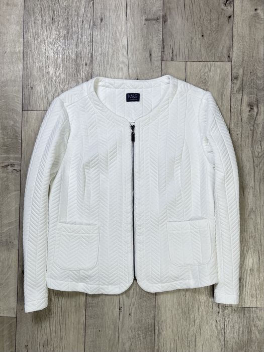 M&S Collection кофта свитшот 48 XL размер женская белая оригинал