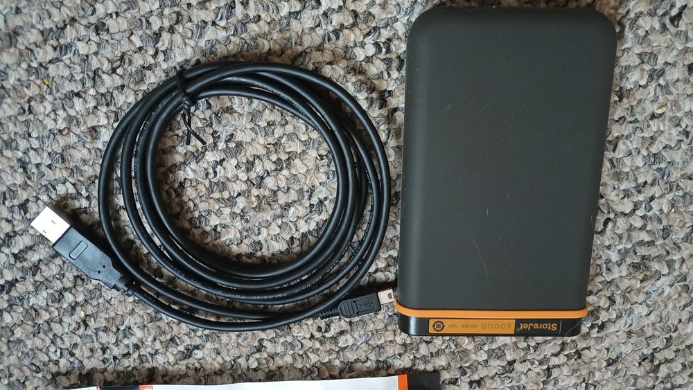 Внешний жесткий диск transcend storejet 500gb