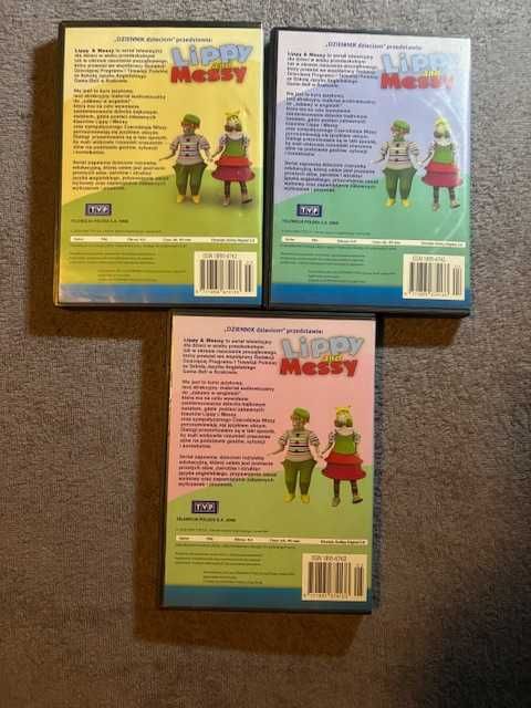 Lippy and Messy-3 płyty DVD , 31 odc. angielskiego dla dzieci
