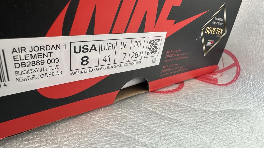 Nowe Air Jordan 1 Element Gore-tex rozm.41 - 100% oryginał