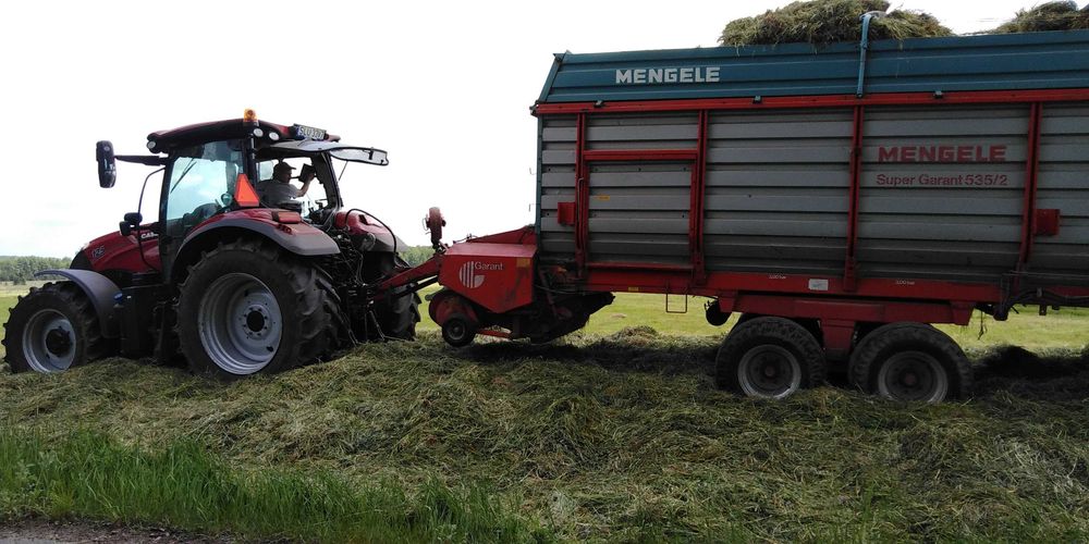 Przyczepa samozbierająca Mengele