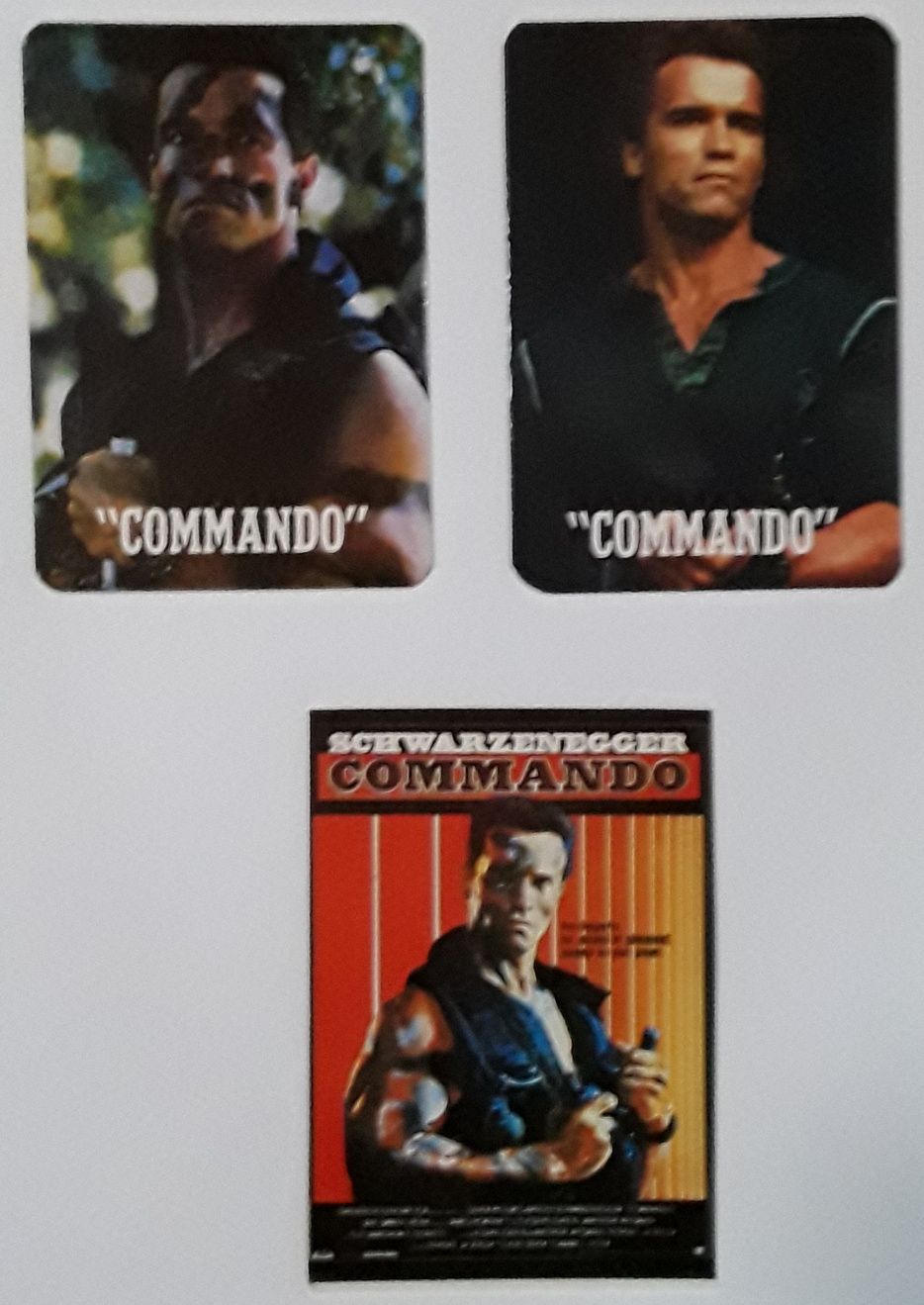 Calendários de bolso cinema: Commando - Schwarzenegger (1986)