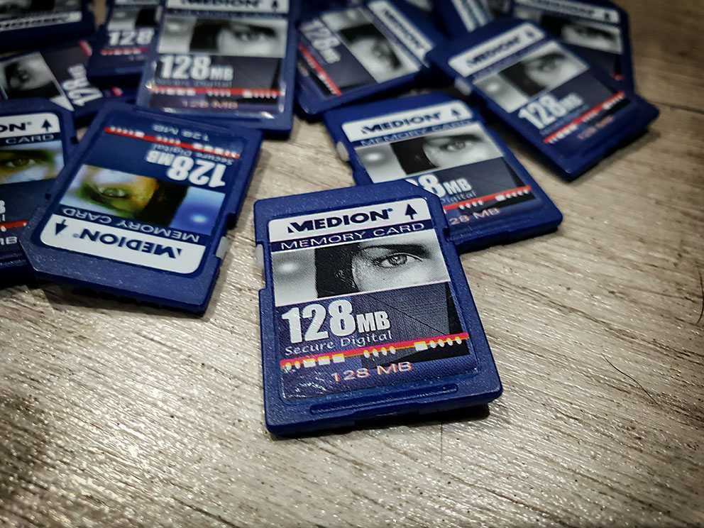 Karta pamięci SD 128 MB