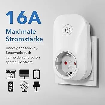 Hbn zestaw 4 gniazd radiowych z pilotem zdalnego sterowania 16a 3680w