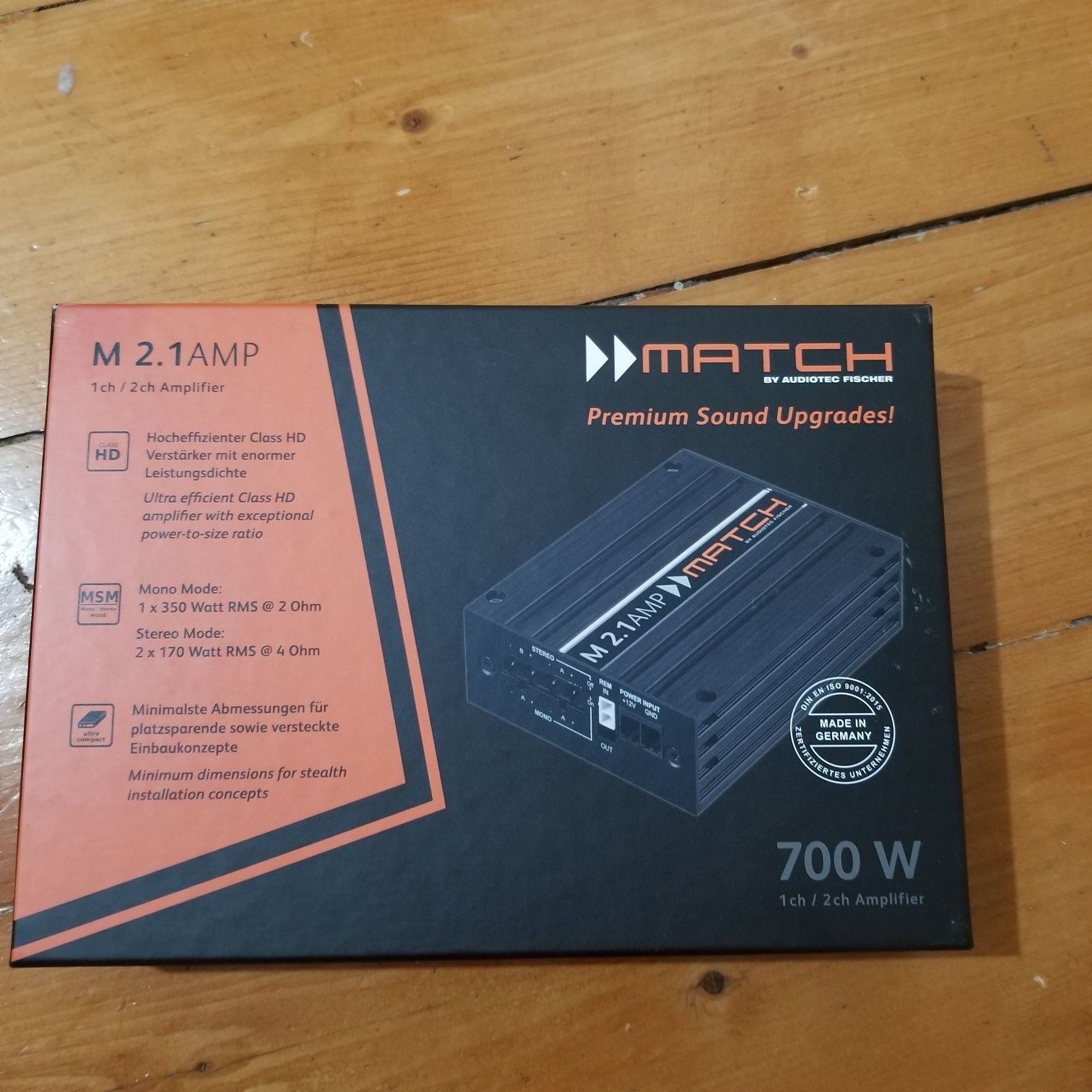 2 - канальний підсилювач MATCH M 2.1 AMP. Германія.