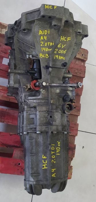 audi A4 caixa 6 velocidades 2.0TDI 140cv ref: HCF