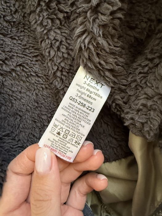 Зимний комбинезон next 3-6 мес.