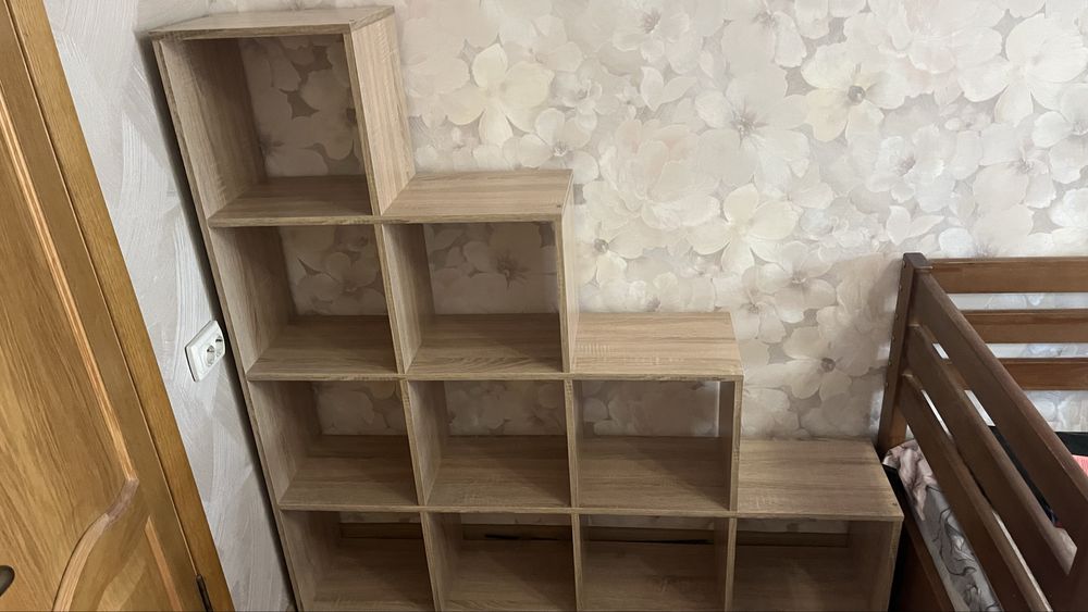 Стелаж на 15 комірок. Дсп світлий