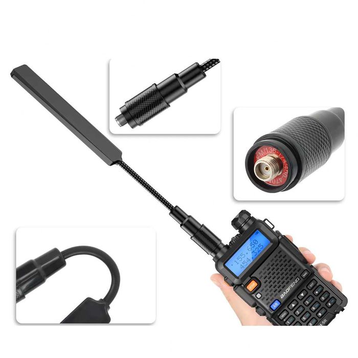 Антенна UHF-VHF ABBREE AR-771, AR-188 (145МГц),  для рации.