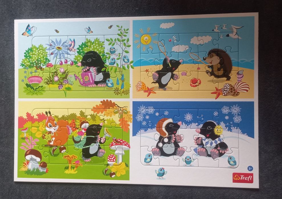 Puzzle dla dzieci Trefl Krecik 3+