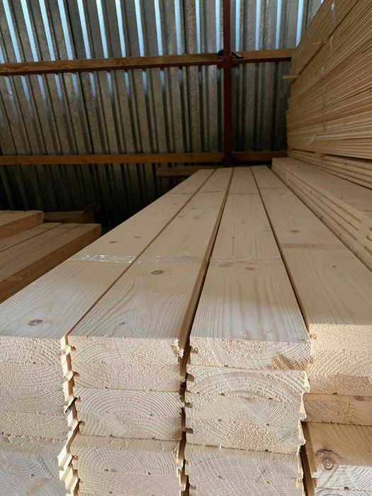 Дошка на підлогу Фальшбрус Блок хаус Вагонка Терасна Дошка модрина