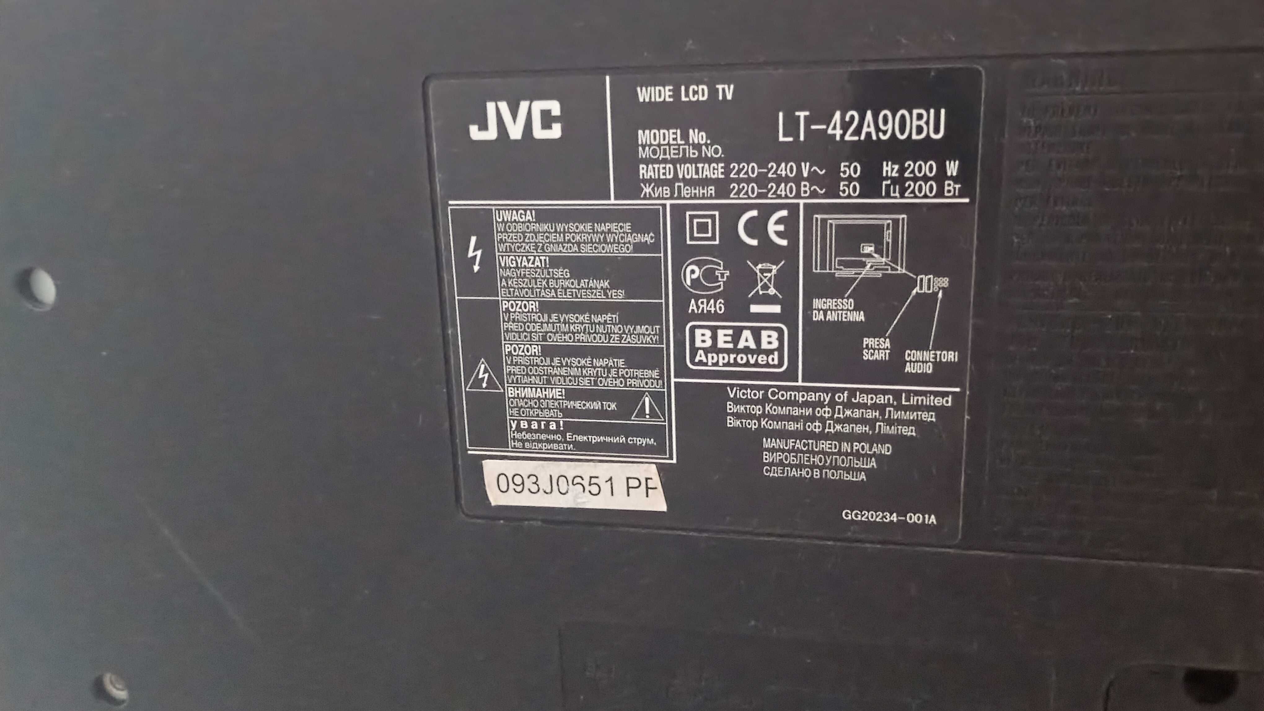 Telewizor JVC 42"