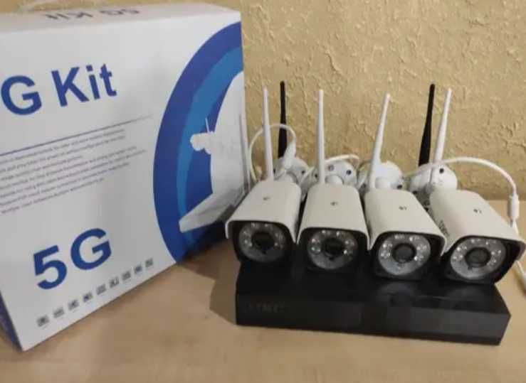 Набір камер комплект відеоспостереження бездротових камер WiFi