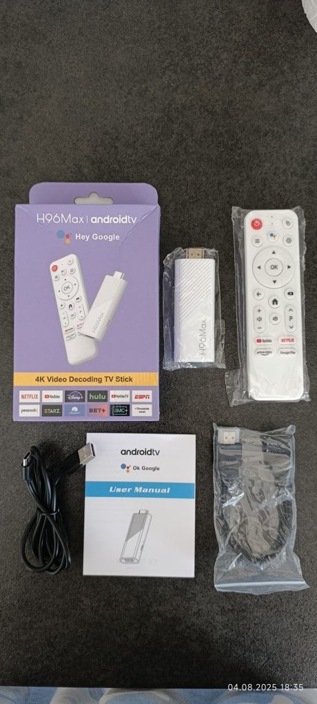 Смарт Android TV 14 приставка H96Max 2/16 Gb WiFi 6 Bluetooth пульт+Го