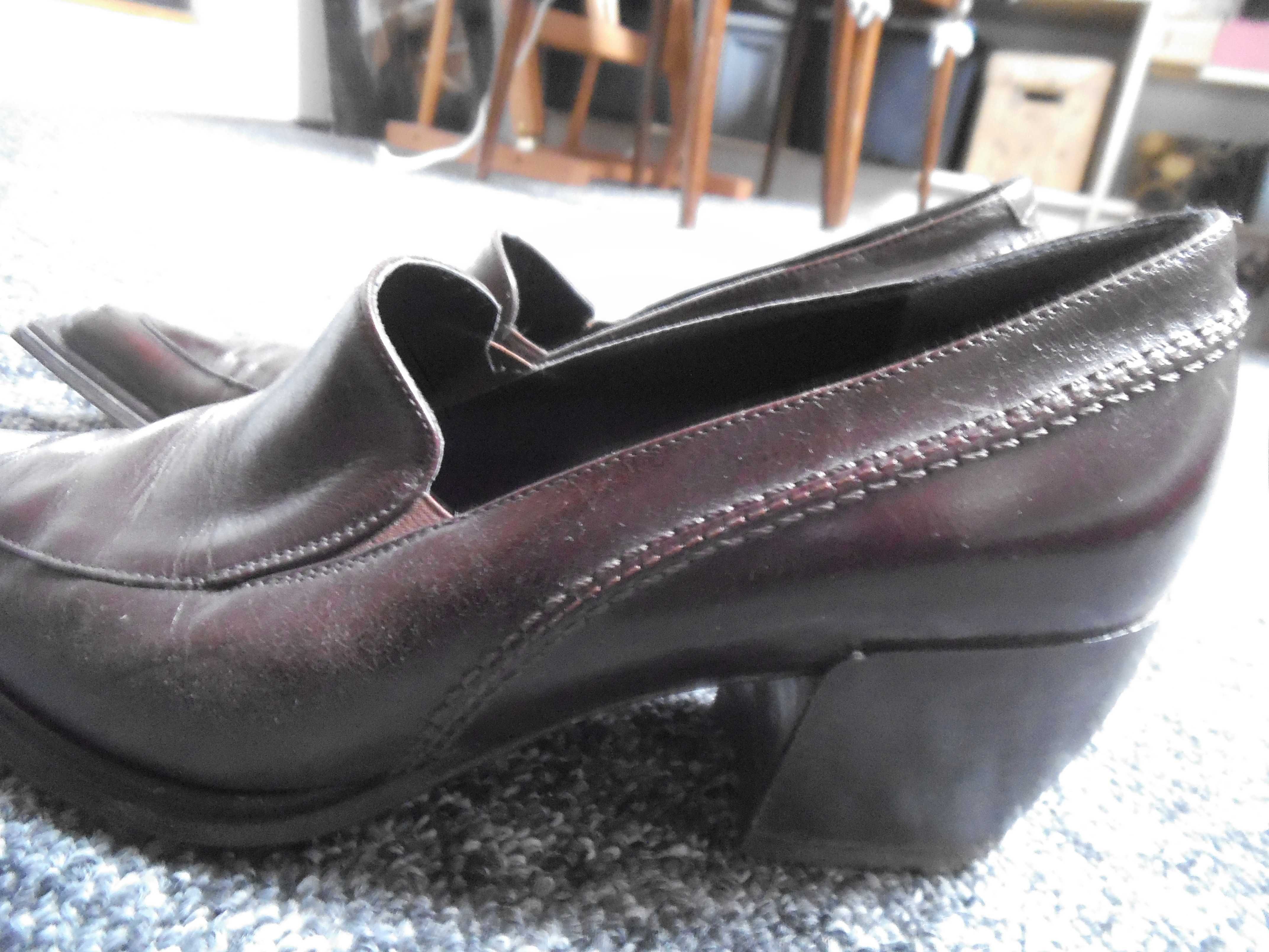 Buty skórzane damskie Kazar