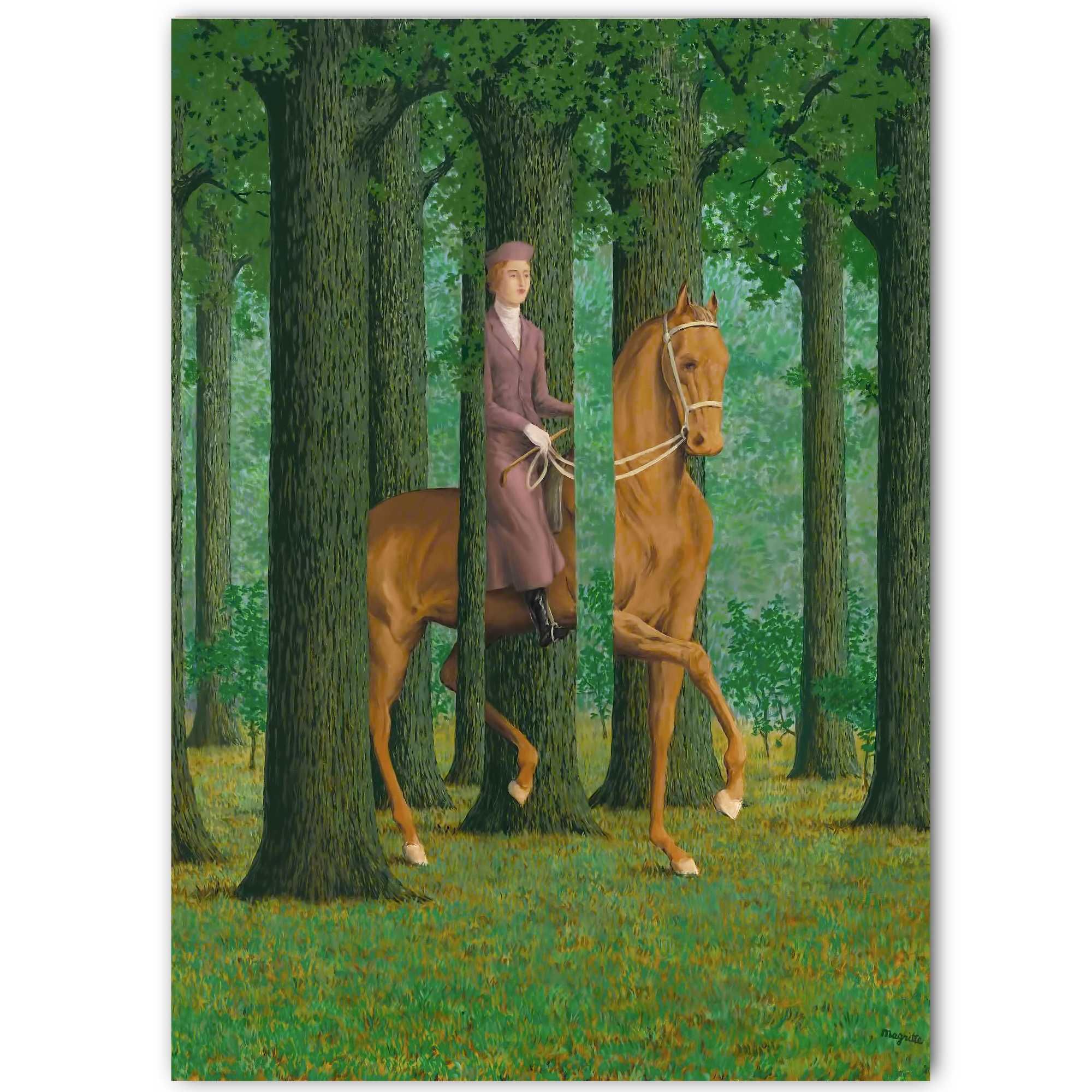 Puste pełnomocnictwo Rene Magritte- plakat 50x70