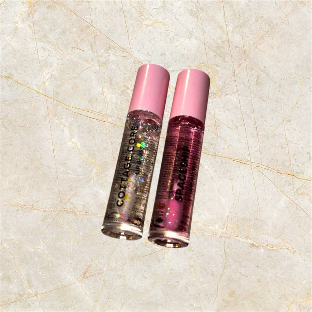 Błyszczyk z drobinkami - zestaw 2 sztuk, H&M, 3.5ml