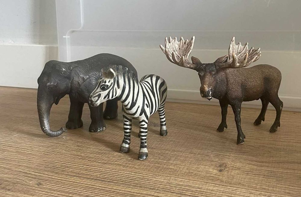 Pequeno conjunto de Animais de Schleich