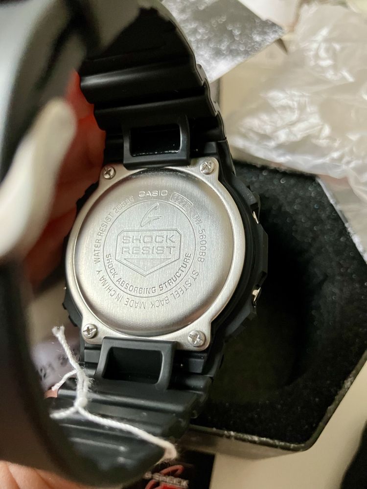 Casio G-Shock 5600B-1 / Касіо / Касио / Оригінал / Чоловічий годинник