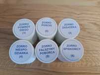 Zestaw 6 Bajek ZORRO na rzutnik projektor diaskop PRL