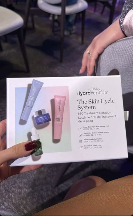Подарунковий Набір засобів для обличчя Hydropieptide The Skin Cikle S