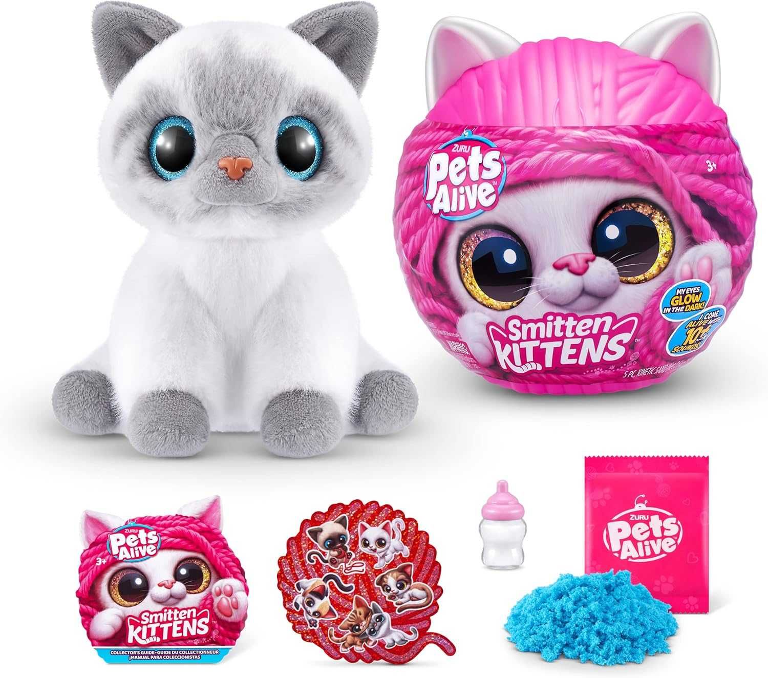 Інтерактивна м'яка іграшка Pets Alive Smitten Kittens  котик