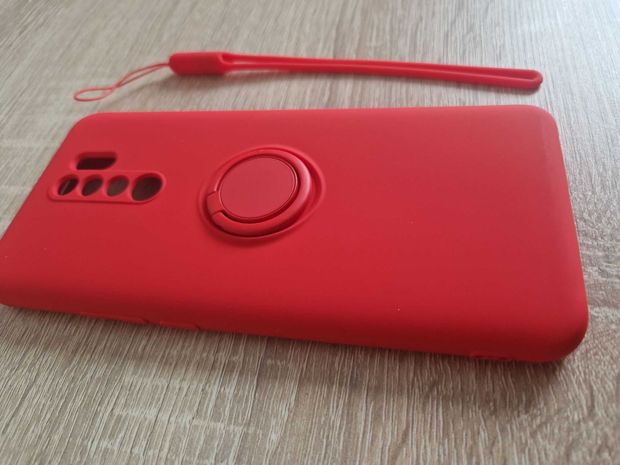 Etui Vennus Silicone Ring do Xiaomi Redmi 9 Czerwony