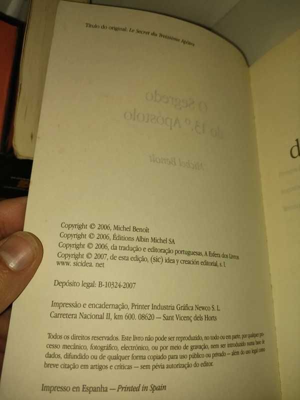 O Segredo do 13 Apóstolo (portes grátis)