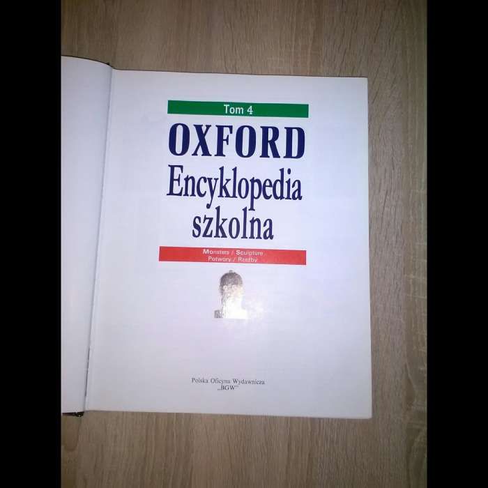Książka - Oxford Encyklopedia szkolna.
