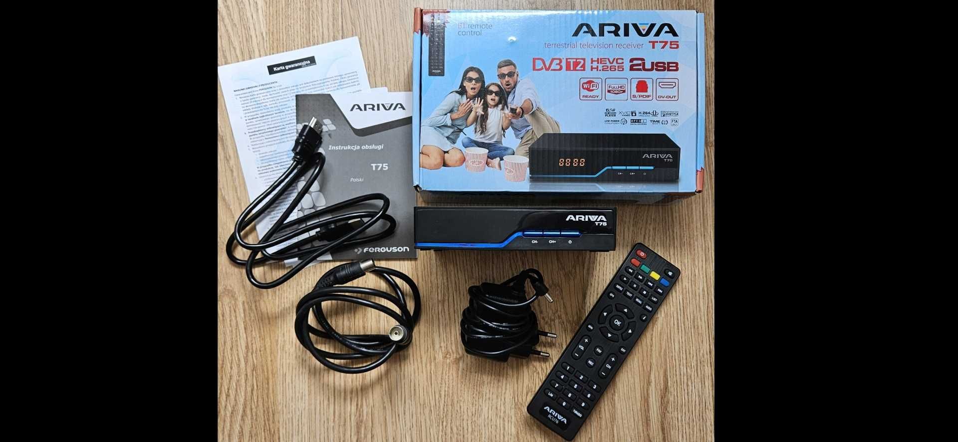 Tuner DVB-T2 Ferguson Ariva T75 H.265 HEVC