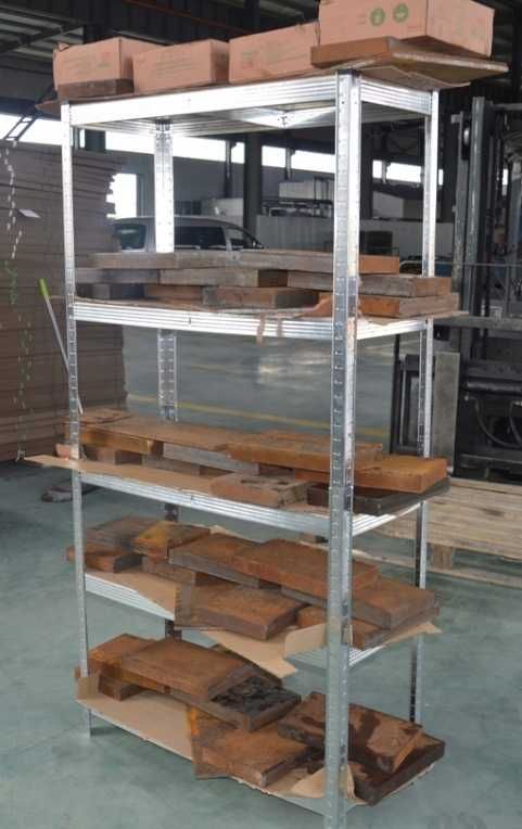 REGAŁ MAGAZYNOWY Metalowy Garaż 180x90 Max 875 kg