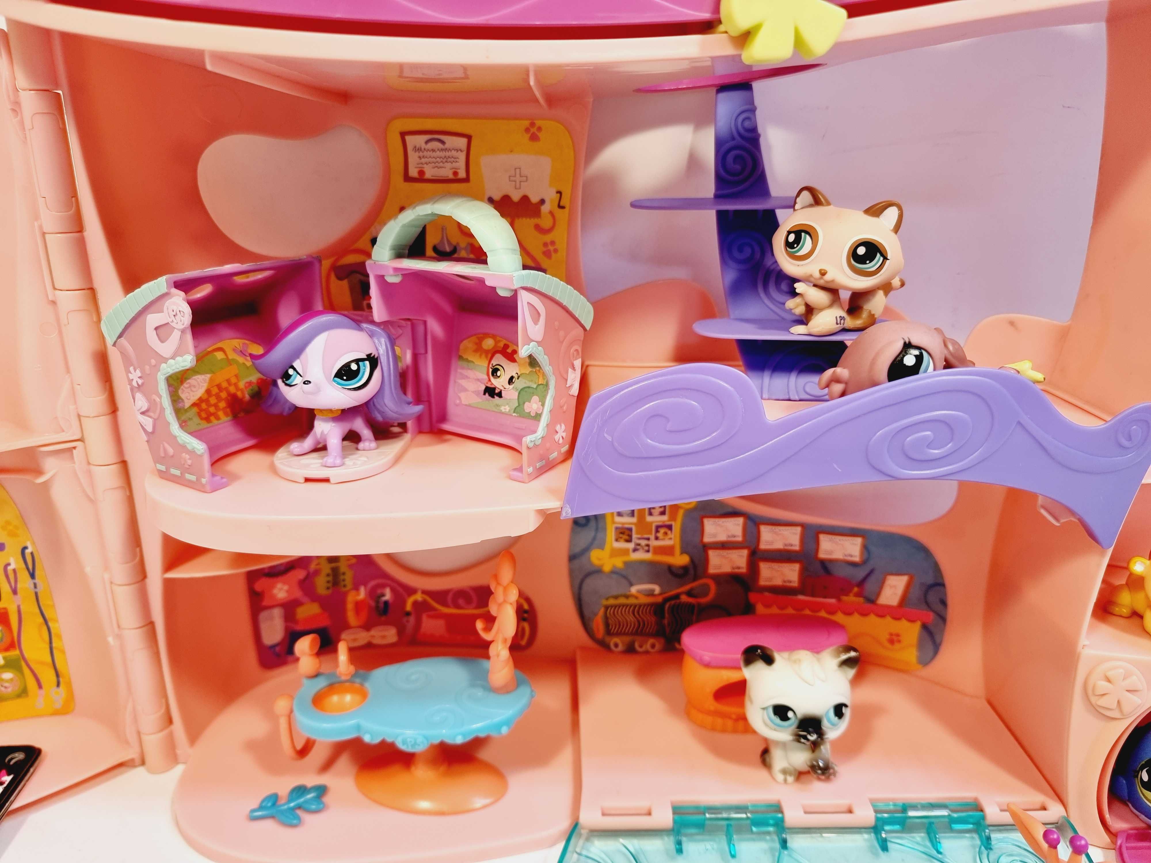 Littlest Pet Shop - Domek Centrum Adopcyjne + Figurki Lps + Akcesoria