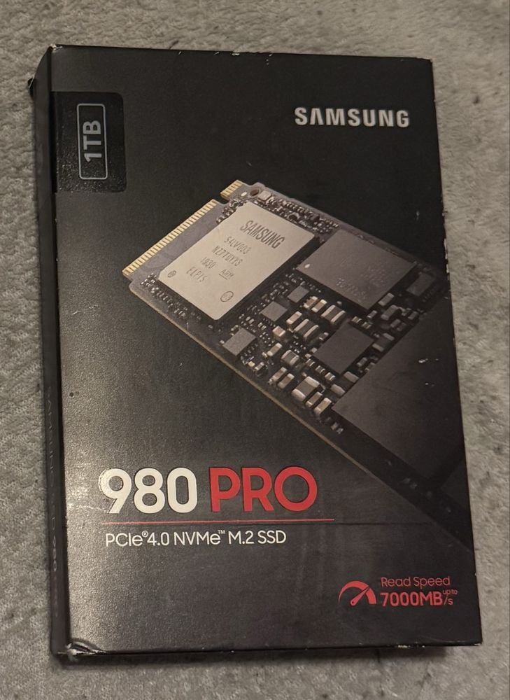Samsung 980 PRO 1 TB M.2 PCI Express 4.0 NVMe V-NAND MLC