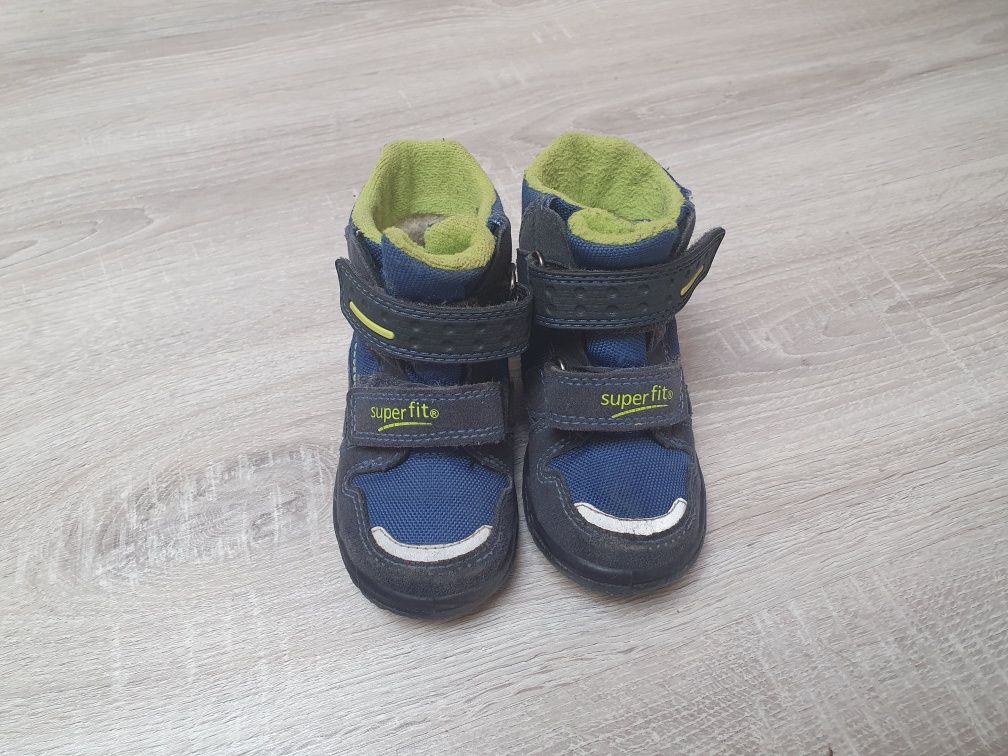 Zimowe buty chłopięce kozaki SuperFit 22 Gore-Tex wodoodporne