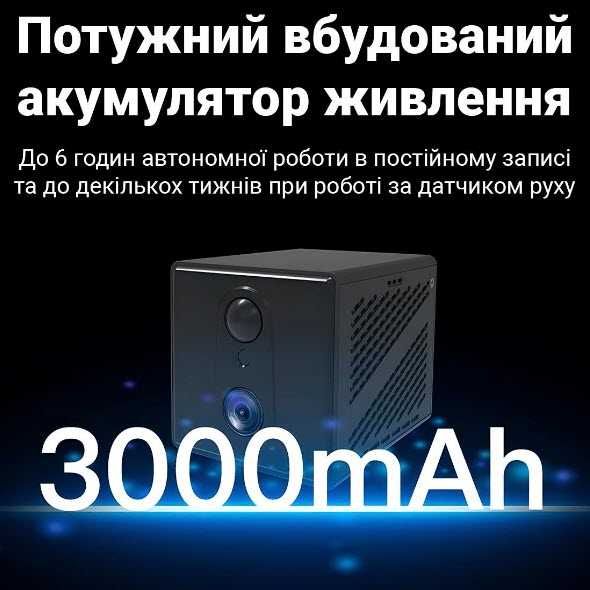 4G беспроводная мини камера видеонаблюдения Camsoy MG3 датчик 3000mah