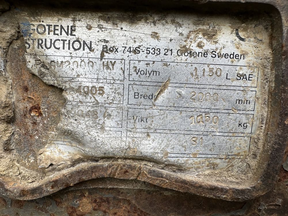 Łyżka skarpowa Volvo EC 210 Skarpówka