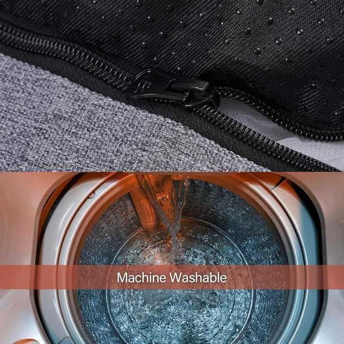 Legowisko dla Psa HMTOPE XL 110x86cm Szare - Komfort i Styl!