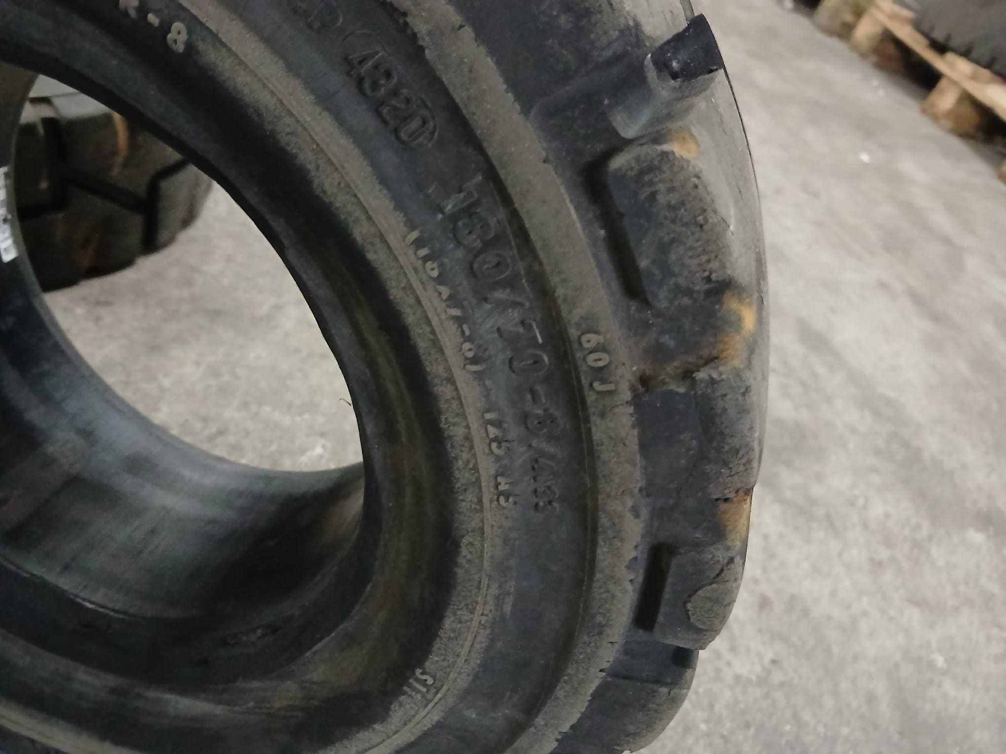Opona pełna Continental 18x7-8 do wózka widłowego