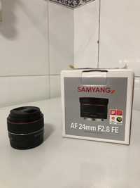 Lente SAMYANG 24mm F2.8 - Sony E