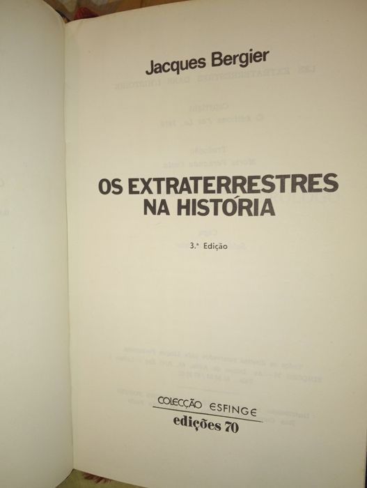 Jacques Bergier os extraterrestres na história ed.70