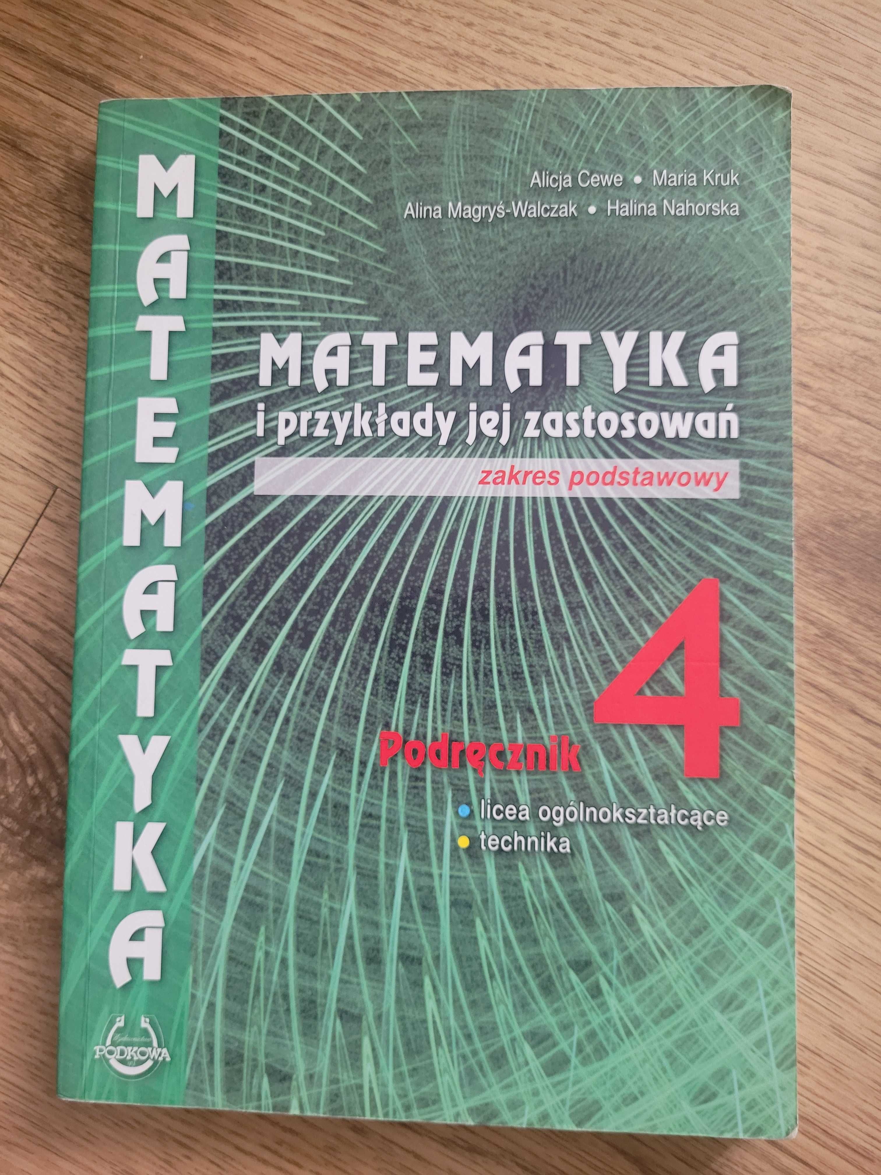 Podręcznik Matematyka i przykłady jej zastosowań 4