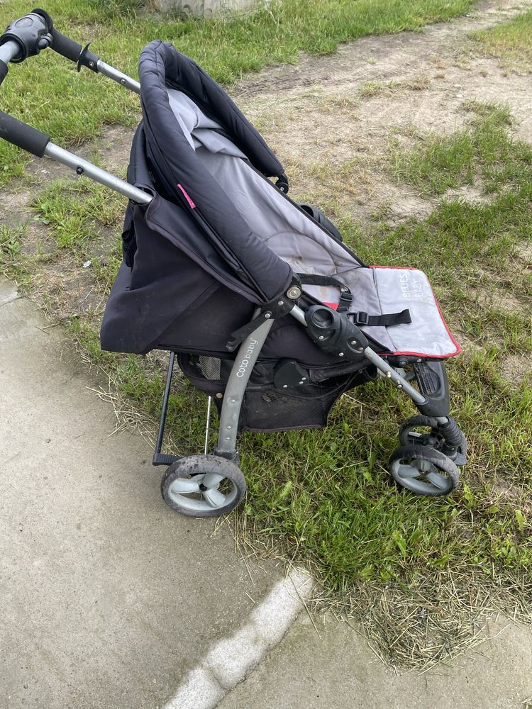 Wózek spacerówka fotelik na rower