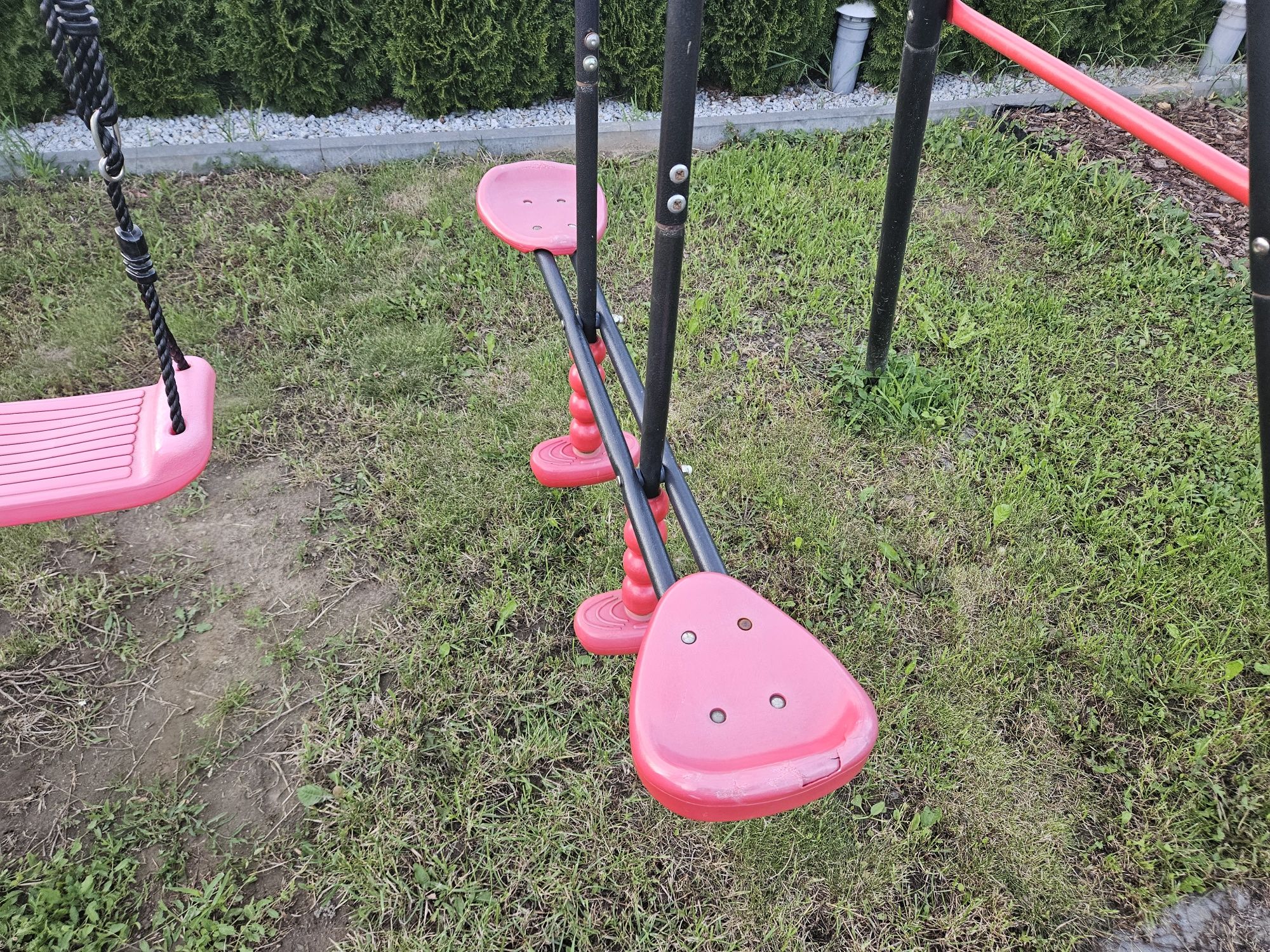 Huśtawka potrójna metalowa