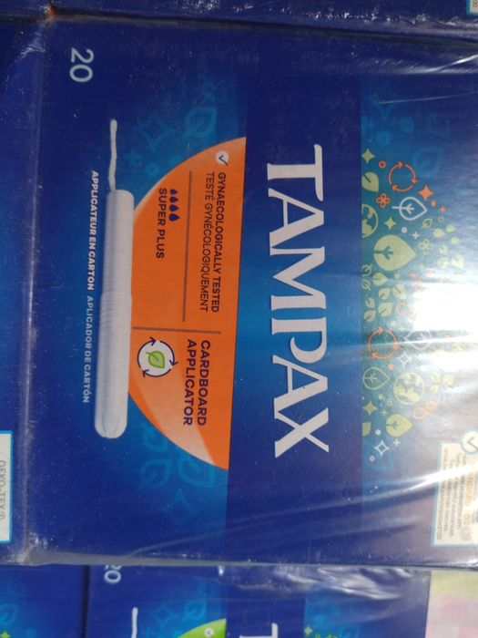 Тампони жіночі Tampax super та super plus для критичних днів