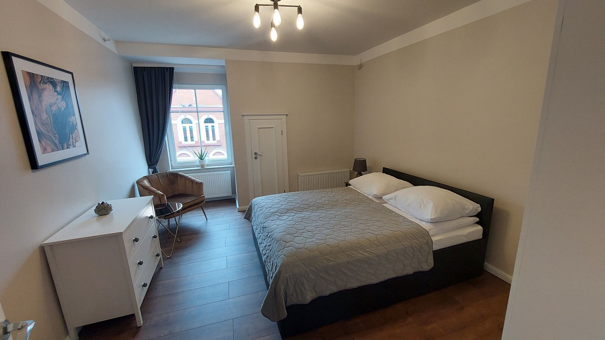 Apartament 2 sypialnie dla 2-6 osób Centrum, jezioro Czos, KLIMA