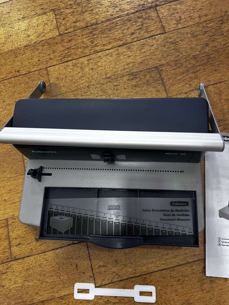 Fellowes Encadernadora manual de espiral metálica Metal 50 - Impecável