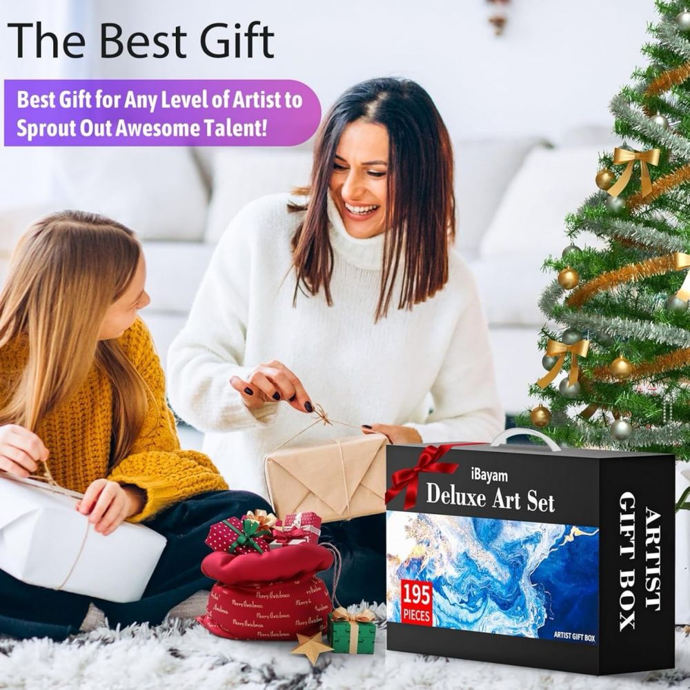 iBayam Deluxe Art Set, подарочная коробка для художника