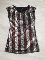 H&M tunika cekinowa 36 jak nowa